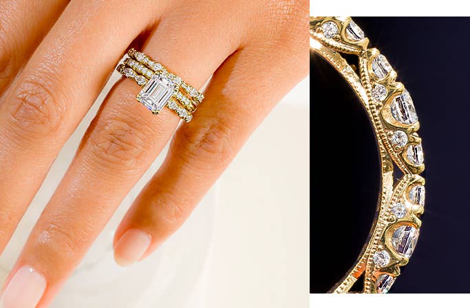 Diamond Intense Look Engagement Rings